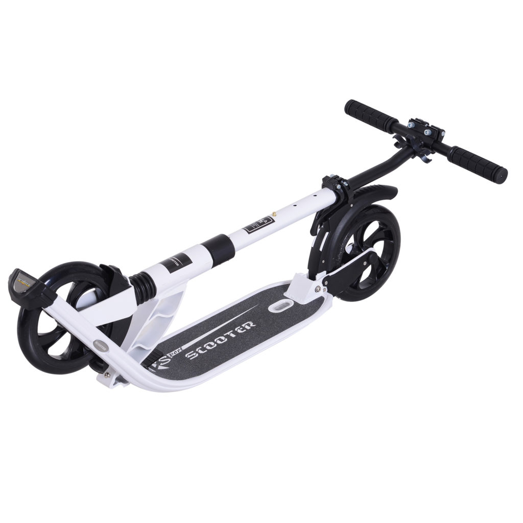 Patinete Plegable Smoby Cars De Dos Ruedas, Manillar Ajustable De 73 A 83 Cm, Freno Trasero, Para Niños A Partir De 5 Años, Hasta 50 Kg