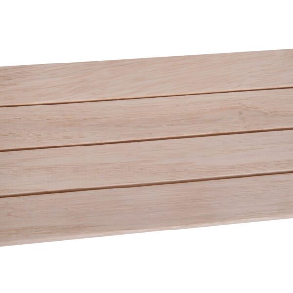 Columpio Infantil de Madera con Cuerda para Jardines Asiento 40x16cm - Imagen 2