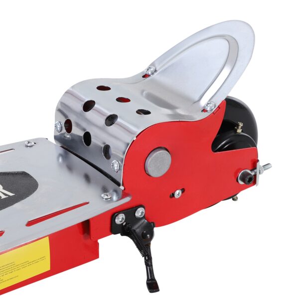 Patinete Eléctrico Scooter Plegable con Manillar - Color Rojo - 81.5x37x96cm - Imagen 4
