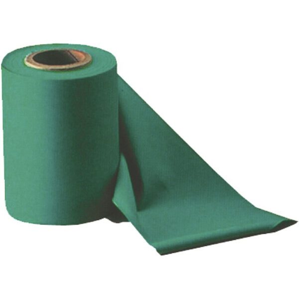 Rollo 15m banda látex.15x0.55 cm. verde
