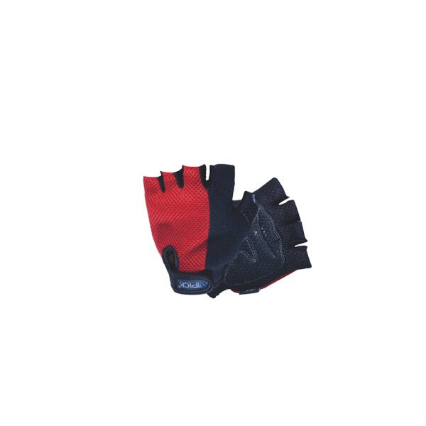 Guantes halterofilia ROJO mod. MESH. refuerzo de palma en GEL. Talla L
