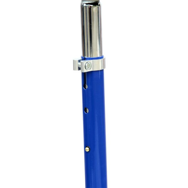 Patinete Eléctrico Scooter Plegable con Manillar y Asiento Ajustable - Color Azul - 81.5x37x96cm - Imagen 6