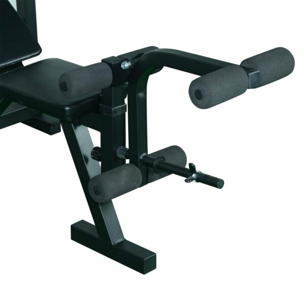 Banco de Pesas para Entrenamiento y Musculación Color Negro Acero PVC EVA - 175 x 98 x 130 cm - Imagen 6