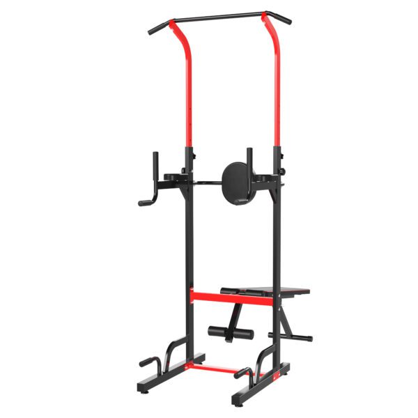 Multiestación de Musculación Plegable Altura Ajustable 94x174x180-230 cm Negro - Imagen 2
