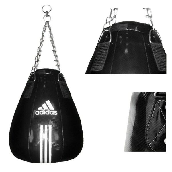 SACO BOXEO ADIDAS MAIZE NEGRO ADIBAC23/ 18kg/30kg - Imagen 3