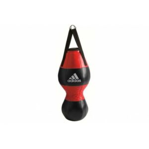 SACO BOXEO ADIDAS "UPPERCUT DOUBLE" NEGRO-ROJO ADIBAC28#