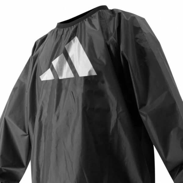 TRAJE ADIDAS "SAUNA" NEGRO 100% POLIÉSTER - Imagen 6