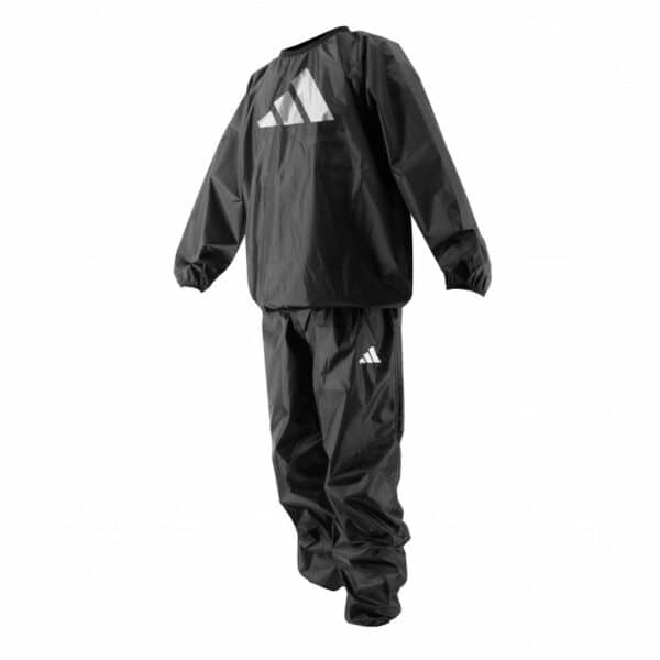 TRAJE ADIDAS "SAUNA" NEGRO 100% POLIÉSTER - Imagen 8