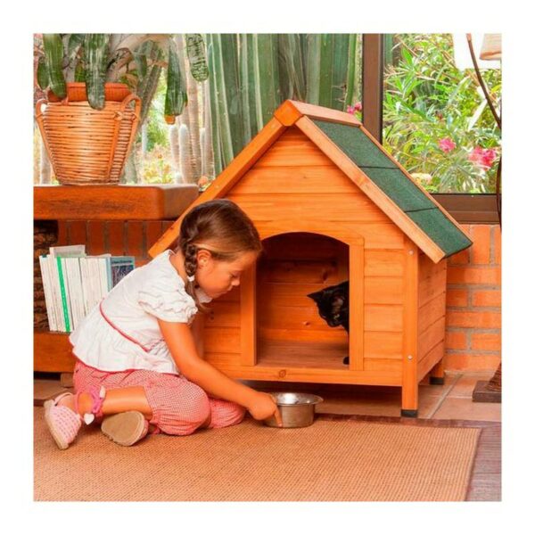 Caseta para animales Toby 76 x 72 x 76 cm MADERA DE ABETO - Imagen 3