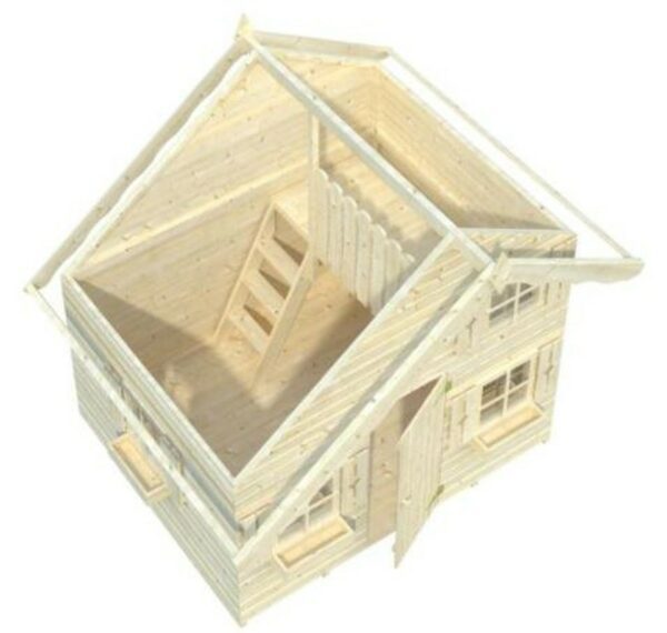 Casita infantil de madera Tom 220x180 cm 3.8 m2 - Imagen 7