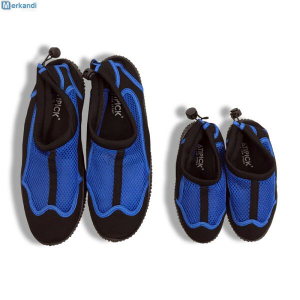 Escarpines neopreno negro/azul Tallas surtidas 41 a 45 PISCINAS NATACION - Imagen 5