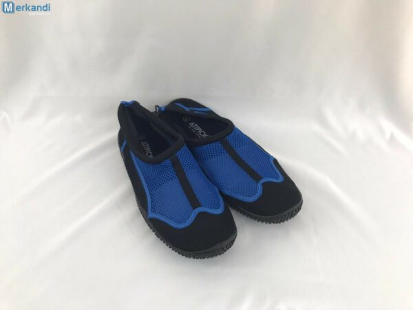Escarpines neopreno negro/azul Tallas surtidas 41 a 45 PISCINAS NATACION - Imagen 4