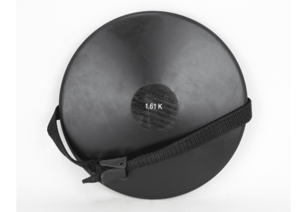 Disco caucho con Banda regulable para técnica - 1/2/1,6 kg. Negro ATLETISMO - Imagen 3