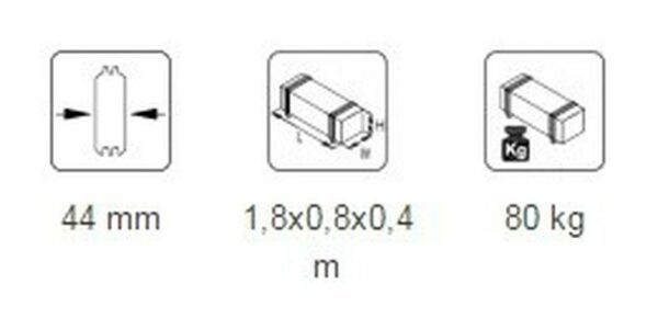 Mesa Picnic table Ruby 179x161cm 18 - Imagen 3