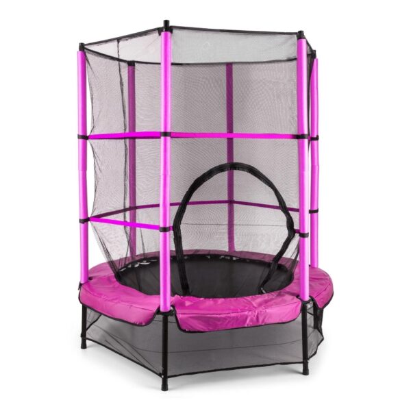 Camas Elásticas niños Ø140 m / Trampolines para niños 4.5FT ROSA/AZUL - Imagen 7