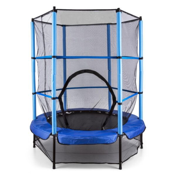 Camas Elásticas niños Ø140 m / Trampolines para niños 4.5FT ROSA/AZUL - Imagen 10
