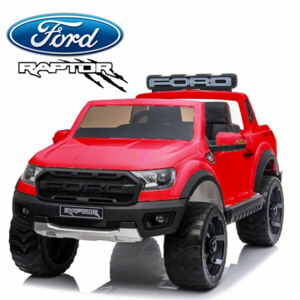 Ford Ranger Raptor TODO TERRENO ELECTRICO INFANTIL BLANCO/ROJO/AZUL DOS MOTORES - Imagen 7