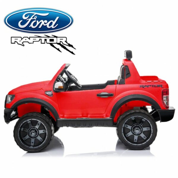 Ford Ranger Raptor TODO TERRENO ELECTRICO INFANTIL BLANCO/ROJO/AZUL DOS MOTORES - Imagen 8