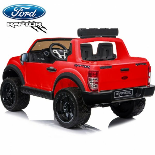 Ford Ranger Raptor TODO TERRENO ELECTRICO INFANTIL BLANCO/ROJO/AZUL DOS MOTORES - Imagen 4