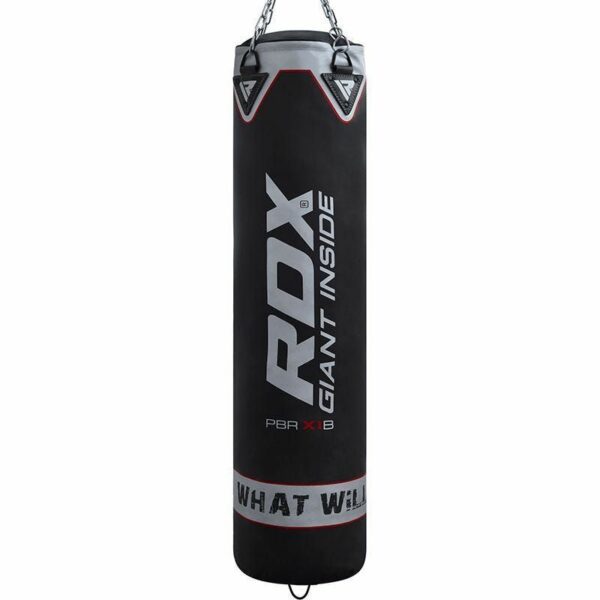 RDX X1B F12 17 pzas Set de Saco de Boxeo  CON SOPORTE GUANTES NEGRO/BLANCO/ROJO ENGANCHE AL SUELO PREGUNTAR STOCK - Imagen 9