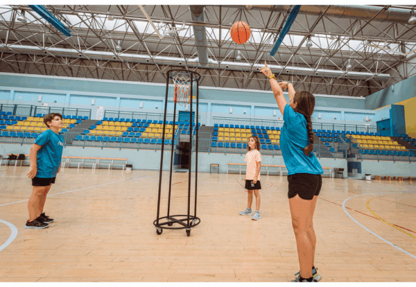 CANASTA AJUSTABLE EZ CON RUEDAS SPORDAS - Imagen 2