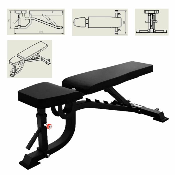 BANCO REGULABLE/DECLINABLE ABDOMINALES - Imagen 5