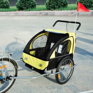 Verde BT502-D02 Tiggo Remolque de Bici para niños con Kit de Footing 