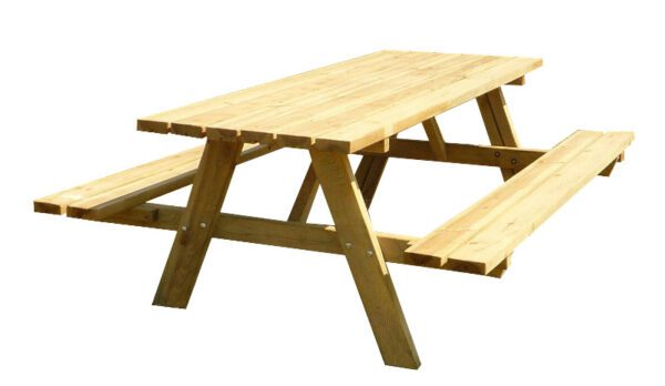 Mesa bancos picnic merendero 2x1,60 - Imagen 2
