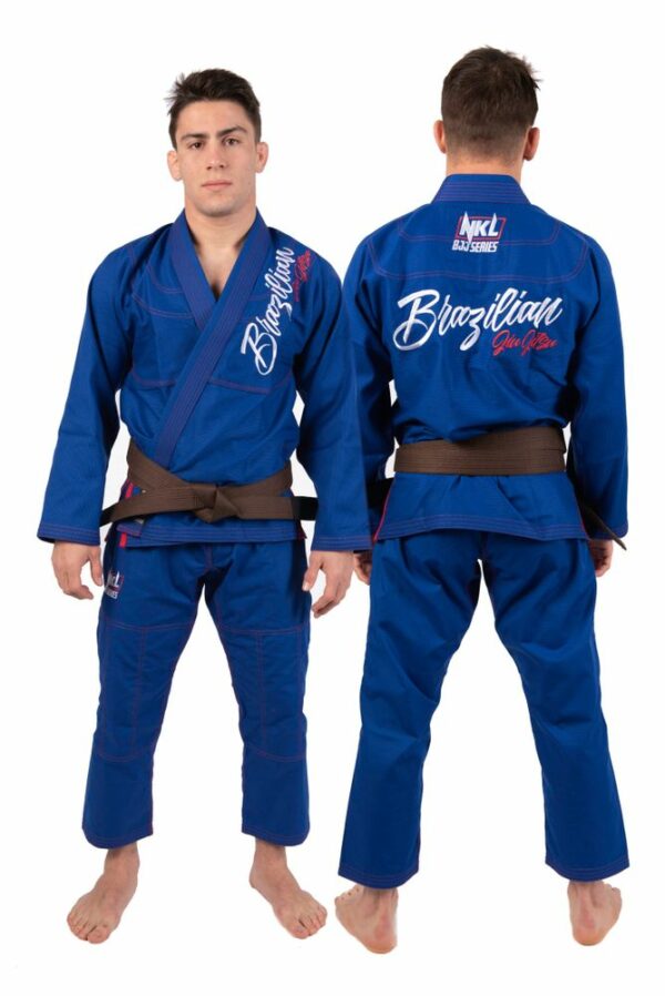 THUNDER NEGRO kimono bjj AZUL/BLANCO PREGUNTAR STOCK - Imagen 5