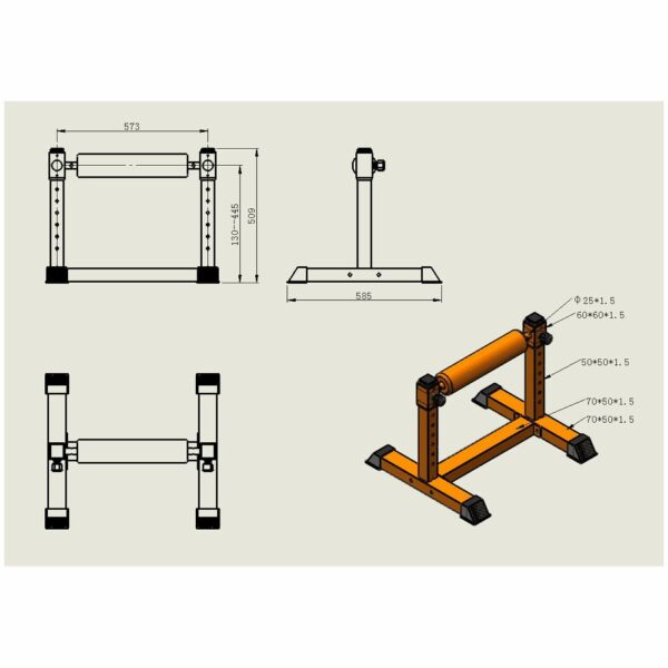 Squat stand ajustable preguntar stock - Imagen 2