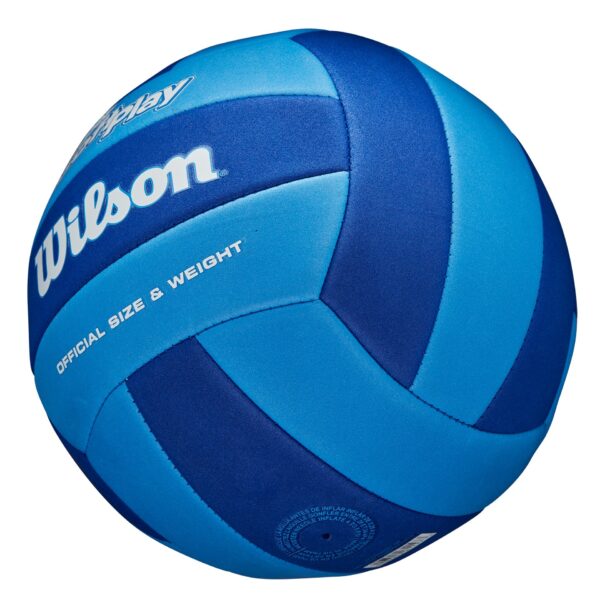 BALON VOLEIBOL WILSON SUPER SOFT PLAY SMU VERDE/LILA - Imagen 3