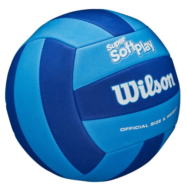 BALON VOLEIBOL WILSON SUPER SOFT PLAY SMU VERDE/LILA - Imagen 6
