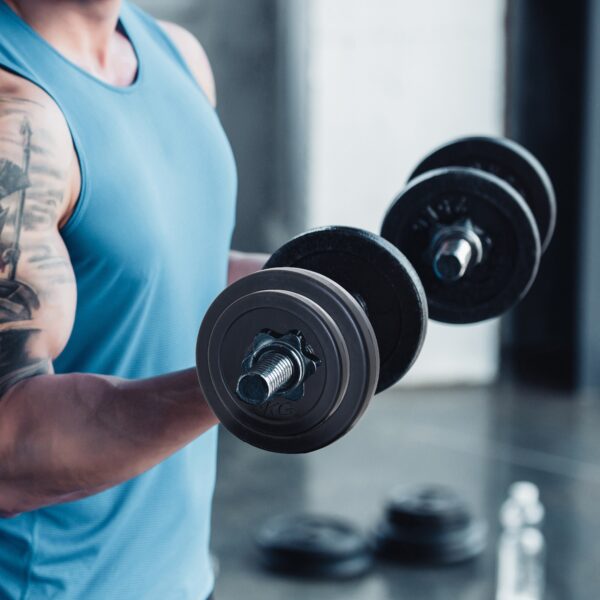 Juego de 4 Discos de Pesas de 5 kg y 10 kg con Orificio de Ø25 mm para Entrenamiento de Fuerza Levantamiento de Pesas Negro - Imagen 4