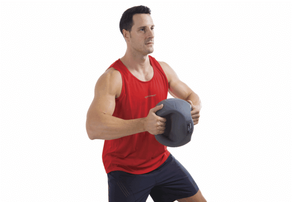 Balon medicinal con asas (AM76 Medicinal Dual Grip) 2 KG - Imagen 2