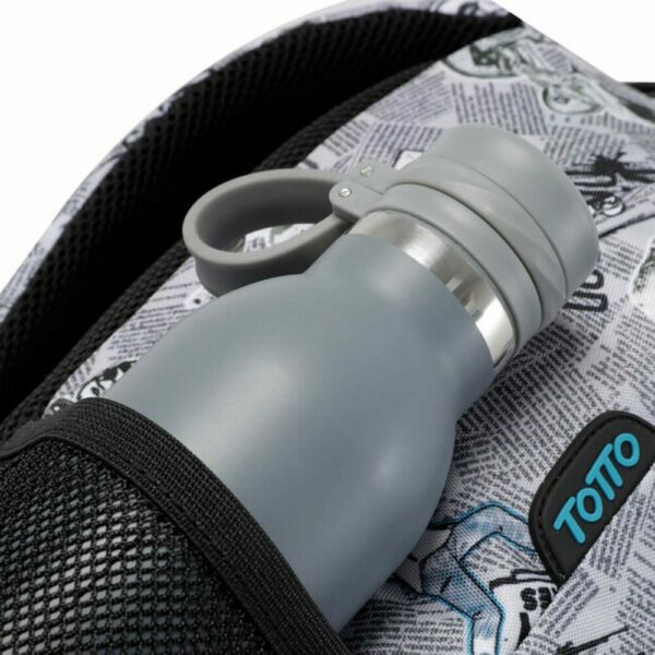 MOCHILA ESCOLAR ADAPTABLE CARRO TOTTO ACUARELES MA04ECO021-2010N-1Y6 - Imagen 2