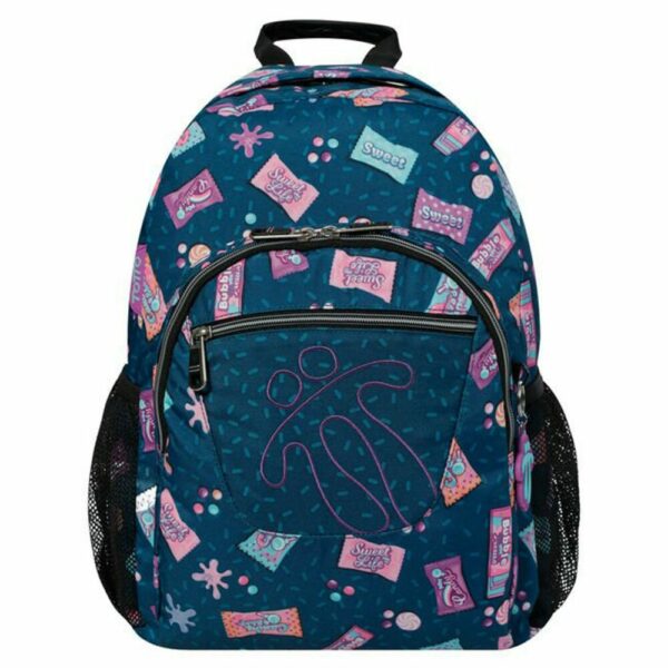 MOCHILA ESCOLAR ADAPTABLE CARRO TOTTO ACUARELES MA04ECO021-2010N-7F4