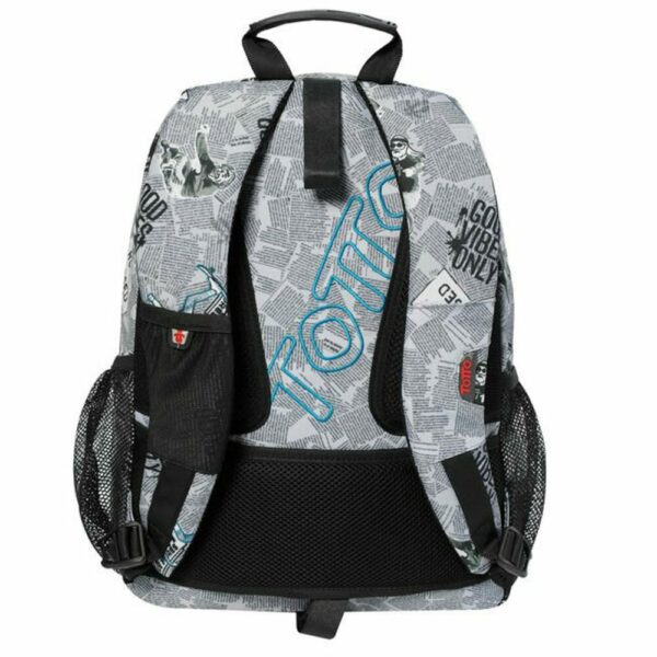 MOCHILA ESCOLAR ADAPTABLE CARRO TOTTO ACUARELES MA04ECO021-2010N-1Y6 - Imagen 4