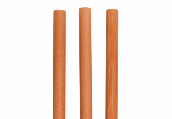 PICA DE HAYA 160 CM. Ø 30 MM. BARNIZADA. (ER01)