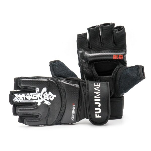 GUANTES KYOKUSHIN KENSHIN BLANCO/NEGRO - Imagen 8