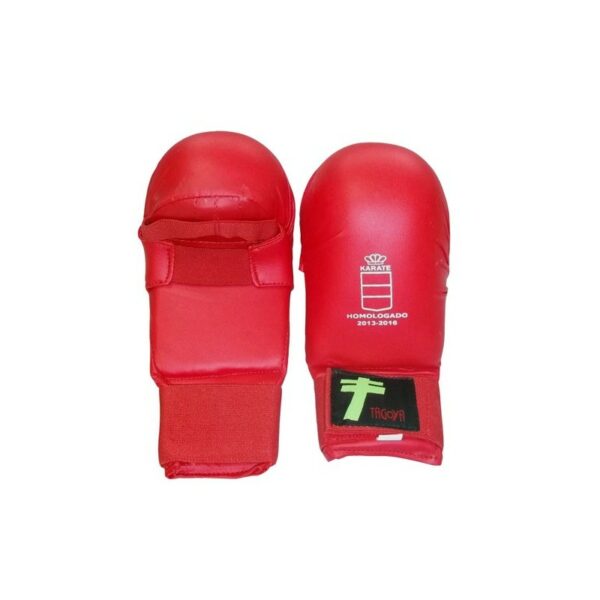 Guantilla karate homologada RFEK roja/AZUL sin pulgar