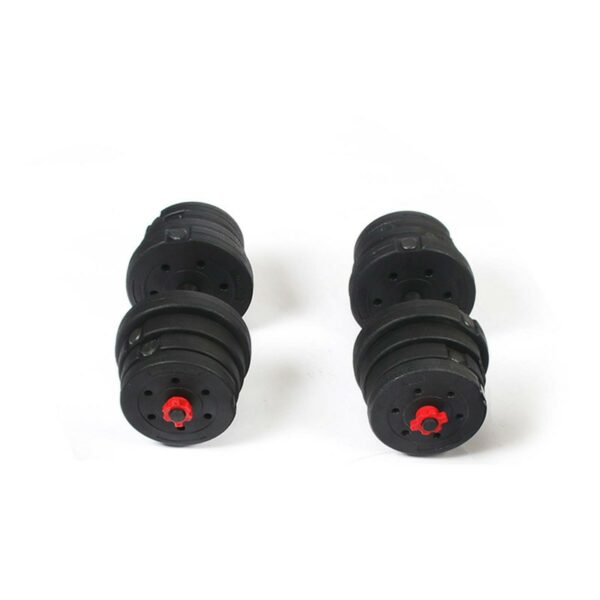 Juego de Mancuernas y Barra de Pesas 93 kg Keboo Serie 300 con 22 Discos - Imagen 4