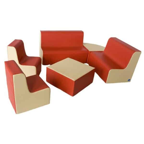 Sillon grande doble GUARDERIA 80x52x60 cm - Imagen 2