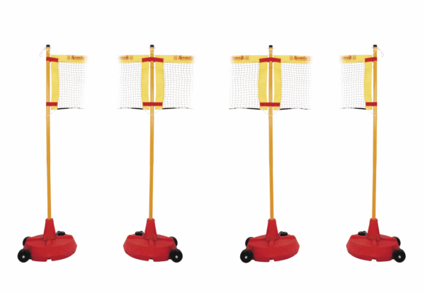 SET RED LIGERA 3 CAMPOS badminton,VOLEY