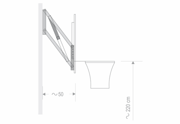 CANASTA REGULABLE BASKET/MINIBASKET ADAPTABLE POSTE/PARED - Imagen 7