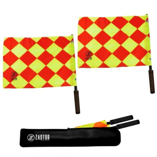 Set banderines árbitro c/funda BUNDES-C - Cuadros