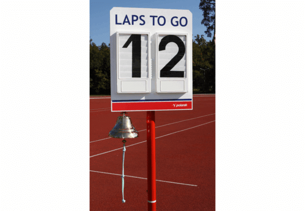 INDICADOR CUENTAVUELTAS MANUAL CON CAMPANA. POLANIK ATLETISMO CARRERAS - Imagen 2