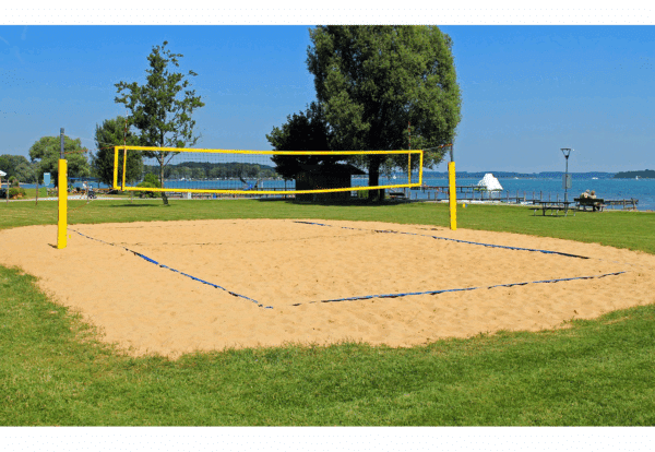 JUEGO DE CINTA DELIMITADORA CAMPO VOLEY PLAYA - Imagen 5