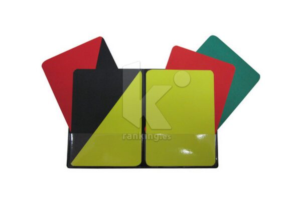 TARJETAS JUECES ATLETISMO (JUEGO DE 5)-Tarjetas Jueces Atletismo. Juego 5 Uds. - Imagen 2
