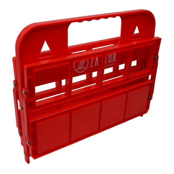 Pack 8 Botellas 750 ml Blanco con Portabotellas Plegable Rojo MOE-8 - Imagen 3