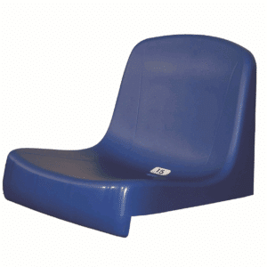 ASIENTO MONOBLOQUE CON RESPALDO ROJO/AZUL